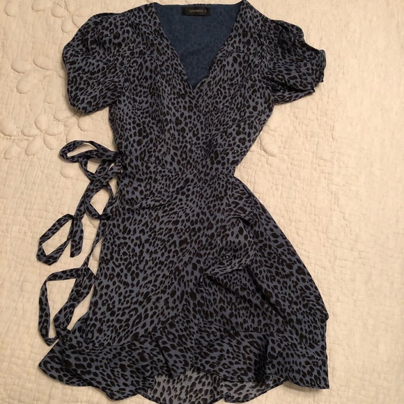 storets Dresses & Skirts - Storets Blue Wrap dress